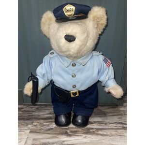 Dan Dee Collector Police American Hero Series Teddy Bear Plush Officer 17" Song